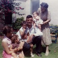 Celia, Ruth, Anna, George, Ruth and Grandma Laura Dekker, summer 1962