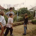 Cathy, Clare, Joe and Me[alex] in Thorrington, some time early/mid 90s