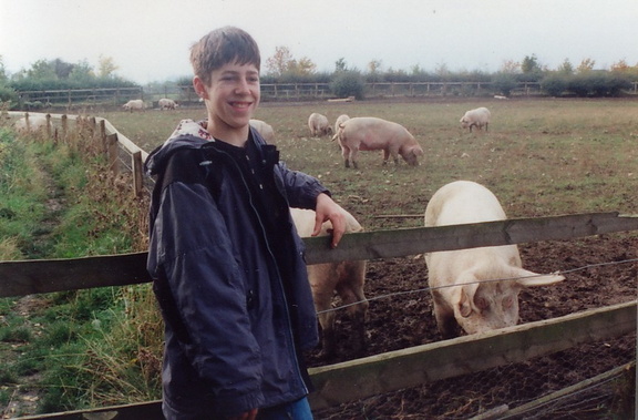 Me[alex] and some pigs