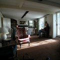 The living room at Spring Cottage