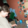 Rob sorting thru some coins