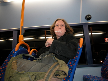 Rob on the bus