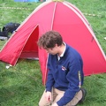 Robert and his tent