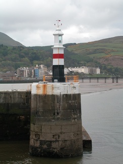 Lighthouse on the south pier at Ramsey