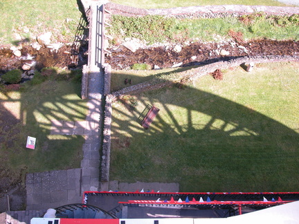 Shadow of the Laxey Wheel