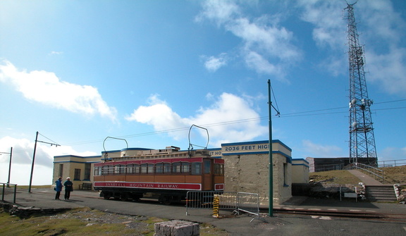 Station at the top of Snaefell