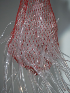 Glass in a net