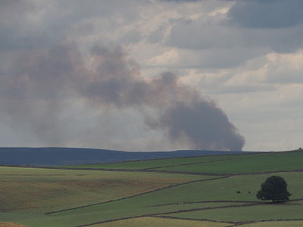 Fire in Derbyshire