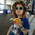 Isaac enjoying a quiche a Bolton station.jpg