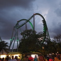 The Hulk rollercoaster