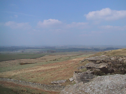 View from atop Shaftoe Crag