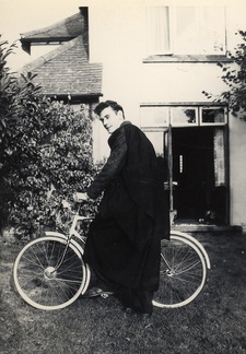 George and his bike, November 1960