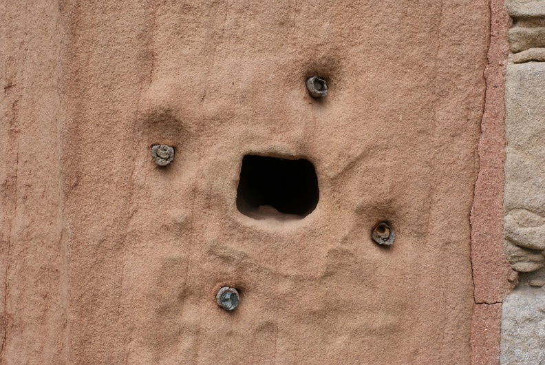 A hole in some sandstone