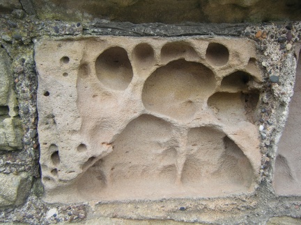 Weathered stone detail