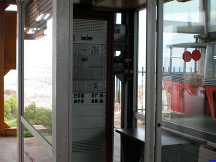 Computer that controls the "teleférico" [cable car]