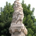 Sculpture atop the gates to Barcelona Zoo