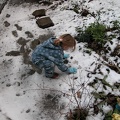 Grace playing in the snow #3