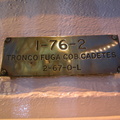 Plaque on a Portugese ship