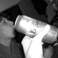 Rob "drinking" some Carlsberg Export