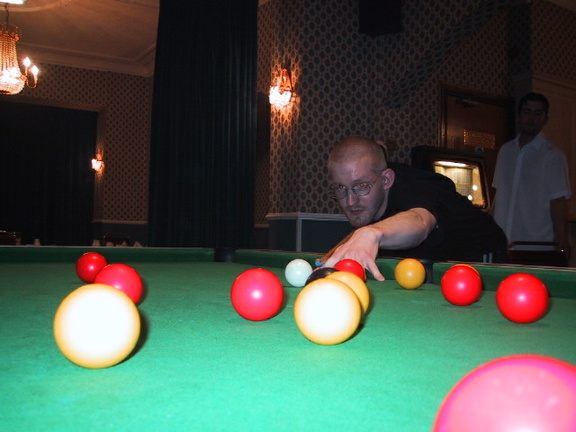 Smithy playing pool