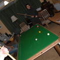 Some people playing pool