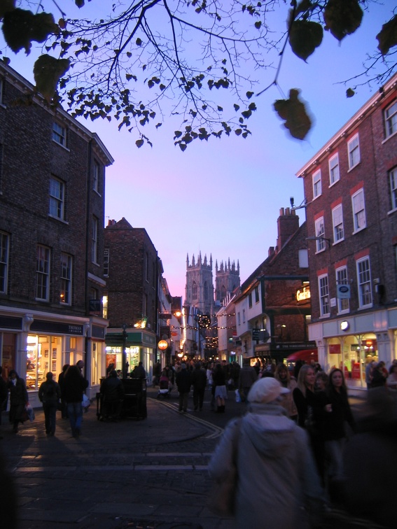 Christmas shopping in York