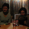 Caz and Helena (with Hedgie)