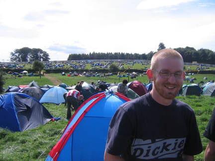 Peter, before the campsite got busy