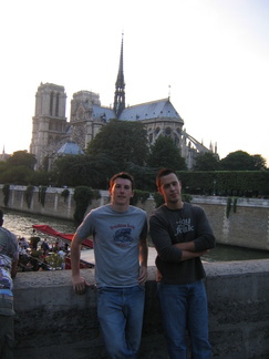 Notre Dame at sunset