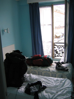 Our hotel room in paris