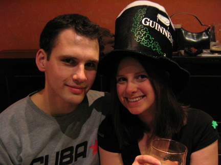 Chris and Maggie...on St Patricks day