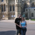 Me and Jude in front of the minster