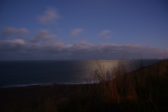 The north sea at night