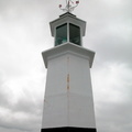 Lighthouse on the north pier at Ramsey
