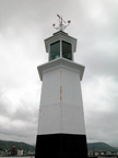 Lighthouse on the north pier at Ramsey