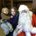 Isaac, Mia and Santa