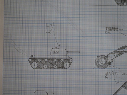 Another drawing of military hardware