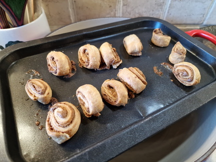 Biscoff rolled pastries