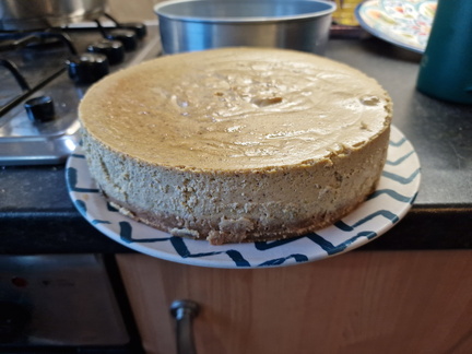 Pistachio cheesecake